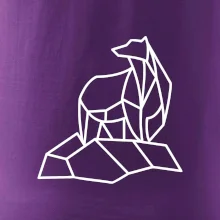 Geometria ľadový medveď na ľade