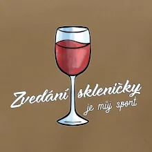 Zdvíhanie pohára je môj šport