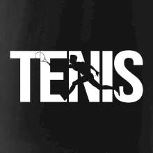 Tenis nápis silueta