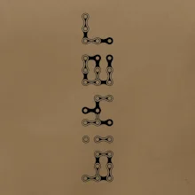 Biker nápis na výšku reťaz