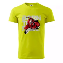 Scooter born to ride red