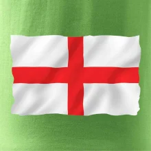 Anglická vlajka vejúca