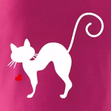 Zamilovaná mačka prehnutá