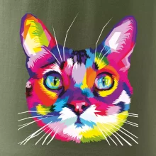 Mačka dúhová hlava