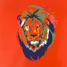 Hlava leva kreslená jednoduchá