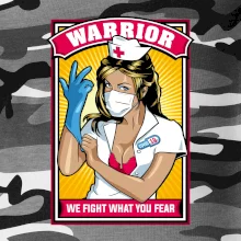 Corona Nurse warrior