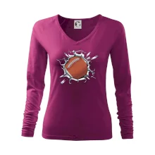 Americký futbal lopta v triku