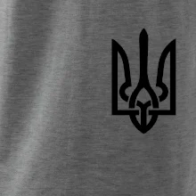 Ukrajina trojzubec prsník