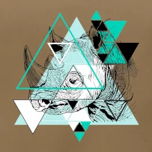 Biely nosorožec (Pecka design)