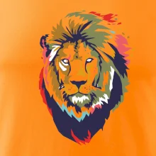 Hlava leva kreslená jednoduchá