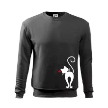 Zamilovaná mačka zozadu