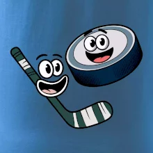 Parové tričko - Puk a hokejka