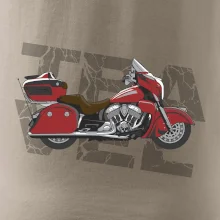 Cestovná motorka Amerika červená Cestovná motorka Amerika červená