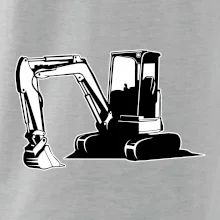 Bager bez nápisu čiernobiely