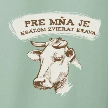 Pre mňa je kráľom zvierat krava