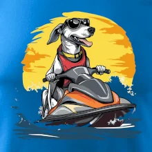 Chrt na vodnom skútri