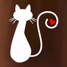 Zamilovaná mačka chvostík