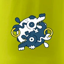 Yin & Yang abstraktné psy Yin & Yang abstraktné psy