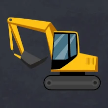 Bager bez nápisu z boku