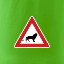 Dopravná značka - Pozor lev