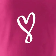 Srdce nekonečno na prsník