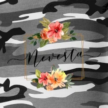 Nevesta štvorec oranžový