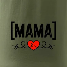 Nápis mama a srdce