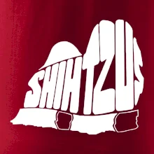 Shih-tzu - nápis v tele Shih-tzu - nápis v tele