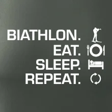 Biathlon Eat Sleep Repeat