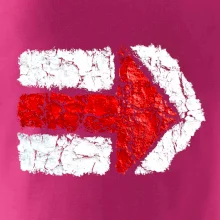 Párová turistická značka červená Párová turistická značka červená