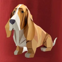 Baset zlepený z papiera