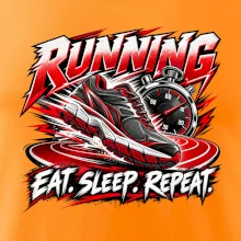 Bežecká topánka so stopkami eat sleep repeat
