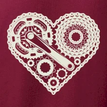 Srdce plné cyklo dielov