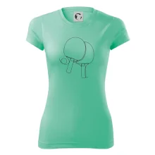 Rakety na stolný tenis jedným ťahom