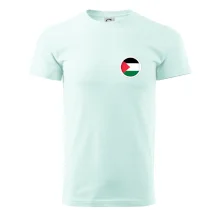 Palestína vlajka prsník