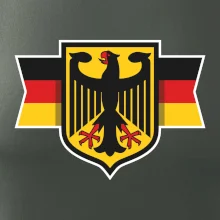 Nemecká orlica a vlajka