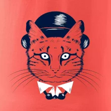 Mačka hipster s klobúkom