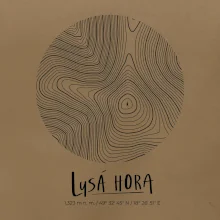 Lysá hora - vrstevnice v kruhu