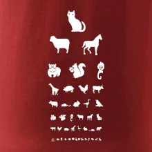 Očný test zvieratká