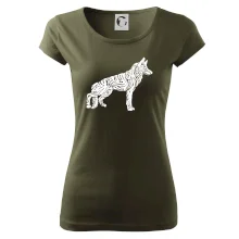 Nemecký ovčiak - tattoo