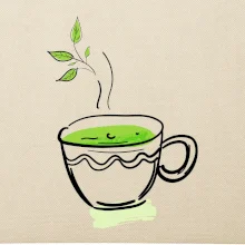 Hot matcha
