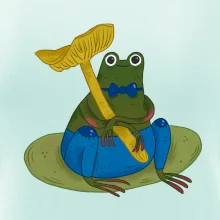 Žaba s hubou (studio-arte.cz) Žaba s hubou (studio-arte.cz)