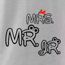 Mr, Mrs a Jr rodinná trička