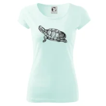 Ceruzkou kreslená korytnačka