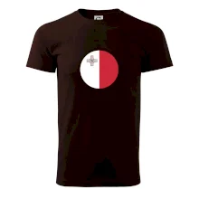 Vlajka Malta okrúhla veľká