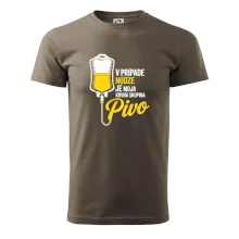 V prípade núdze je moja krvná skupina pivo