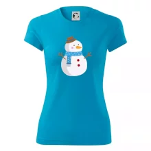 Snehuliak so šálom Snehuliak so šálom