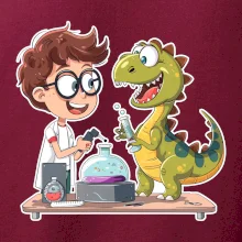 Chemik a dinosaurus - chlapec