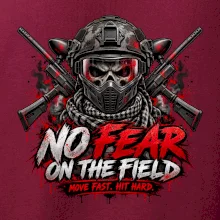 Lebka bojovníka – No Fear paintball
