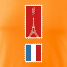 Paríž známka farebná